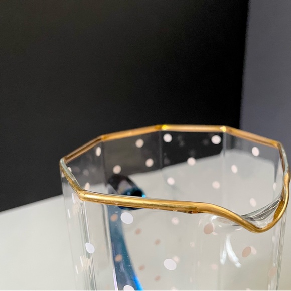 Garland Glass Pitcher by Mackenzie Childs - Picture 6 of 10